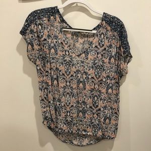 Lucky Brand business casual short sleeved top